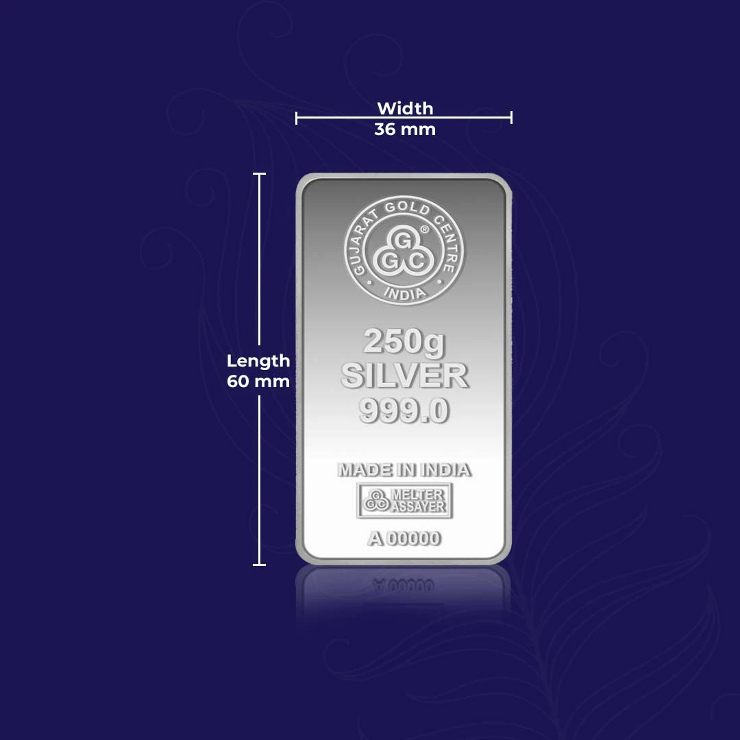 250 GM GGC 24K Silver Bar