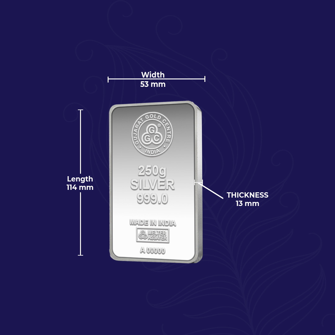 250 GM GGC 24K Silver Bar