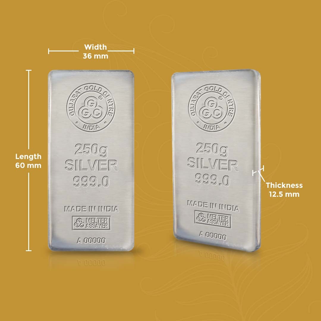 250 GM GGC 24K Silver Bar