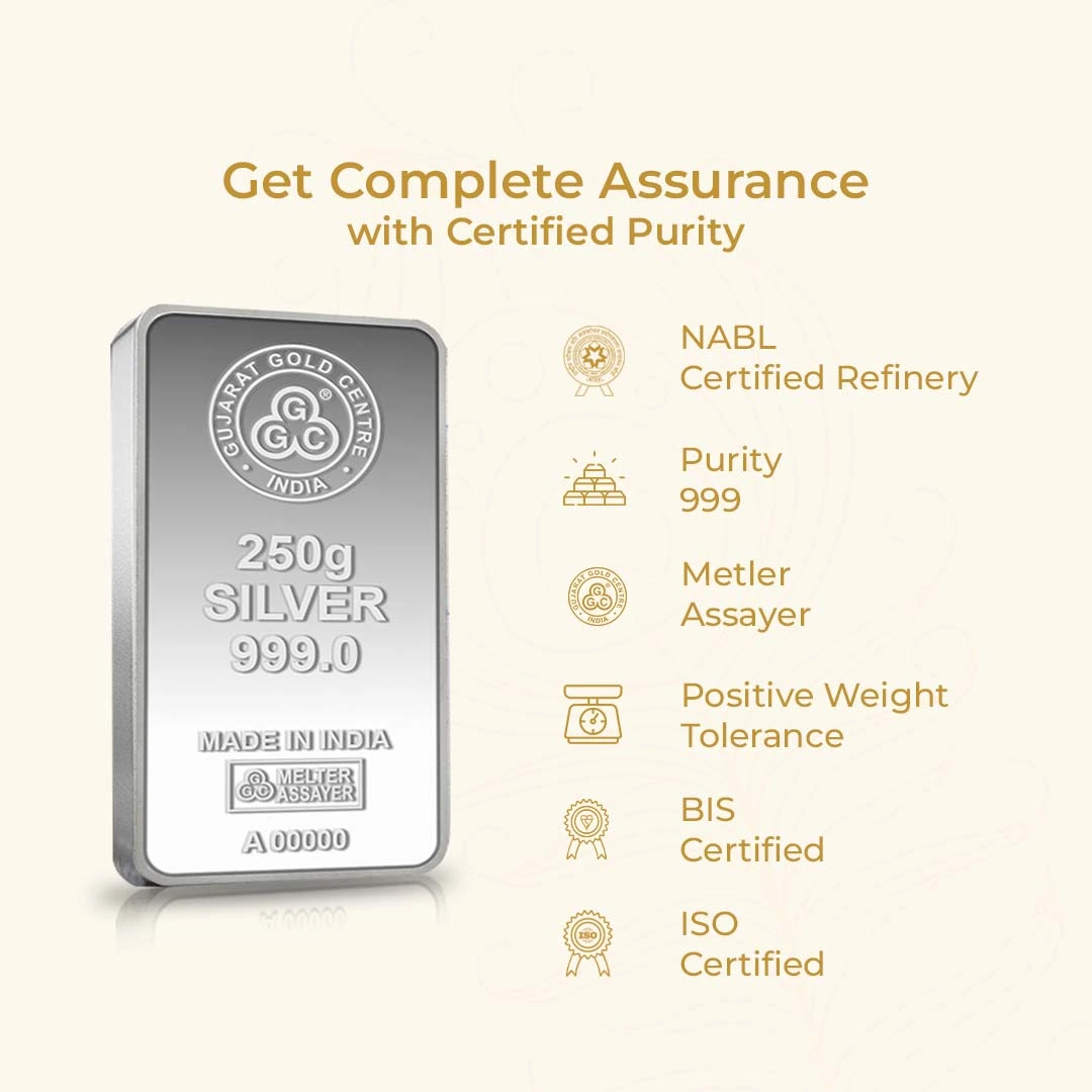 250 GM GGC 24K Silver Bar