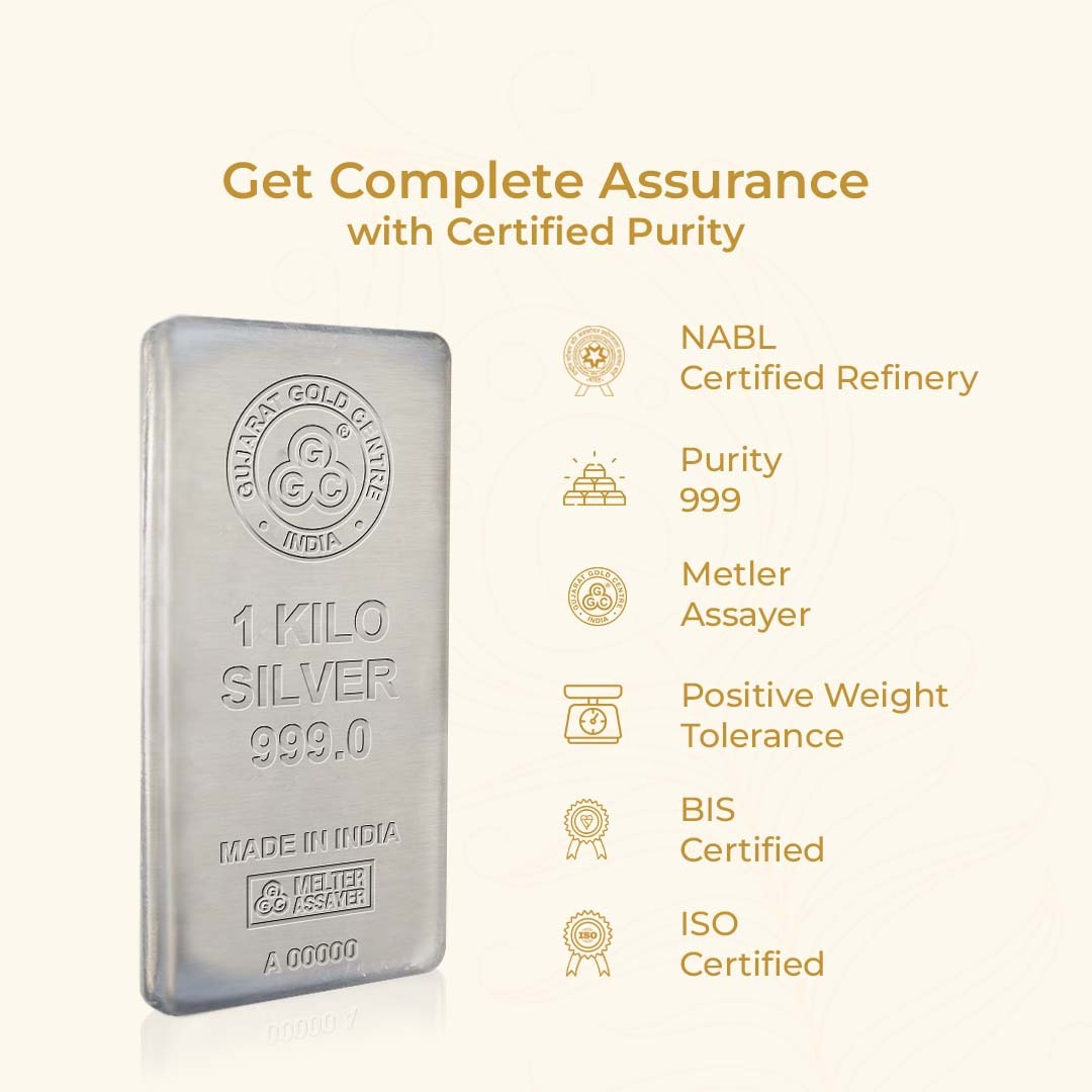 1 KG GGC 24K Silver Bar
