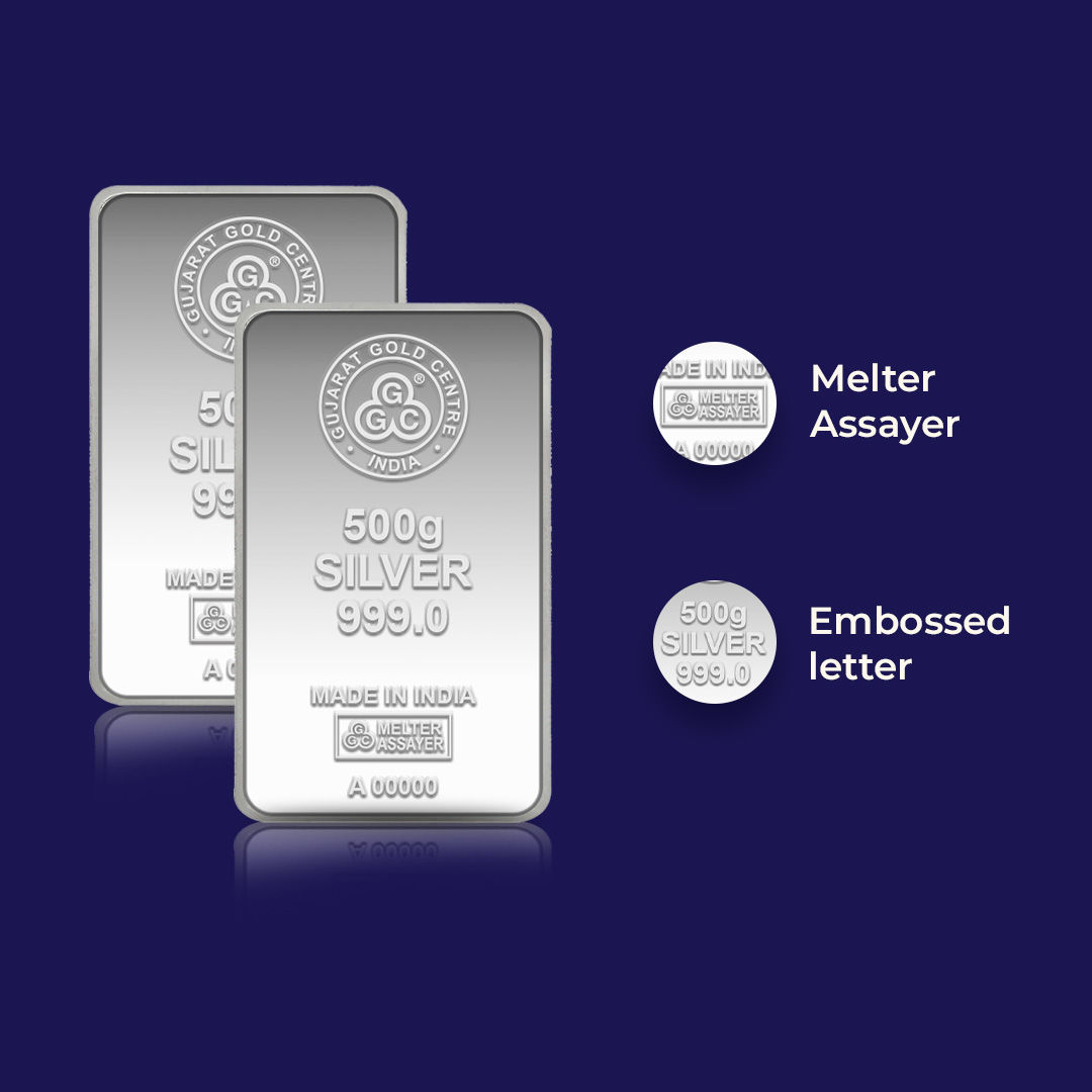 500 GM GGC 24K Silver Bar