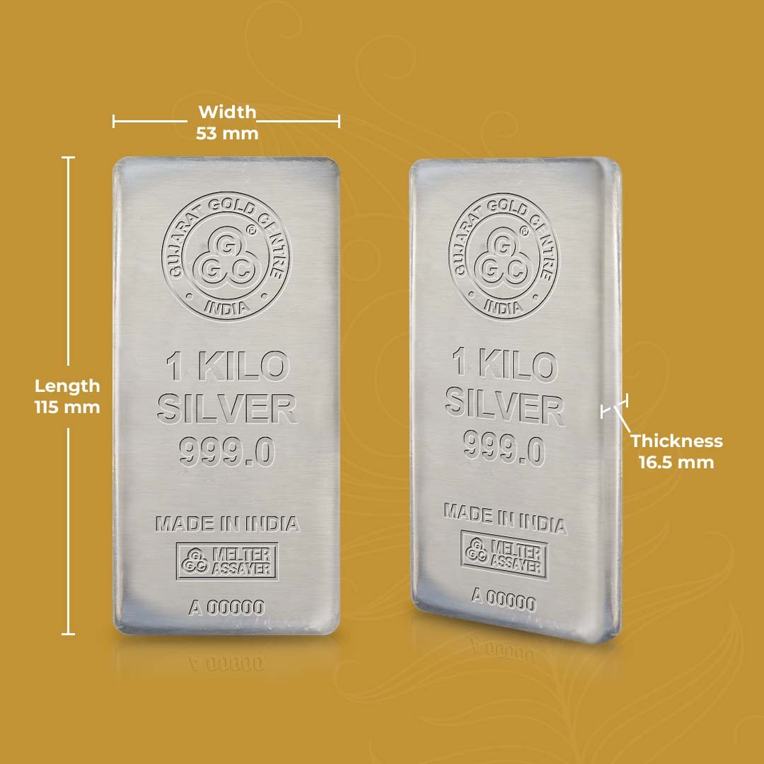 1 KG GGC 24K Silver Bar