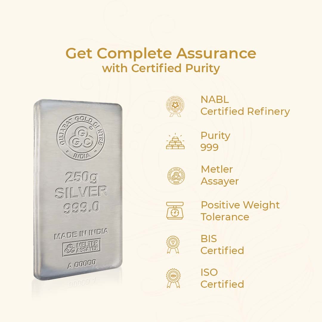 250 GM GGC 24K Silver Bar
