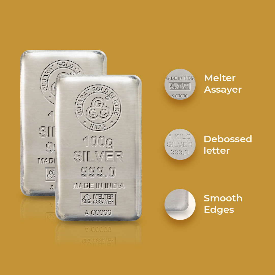 100 GM GGC 24K Silver Bar
