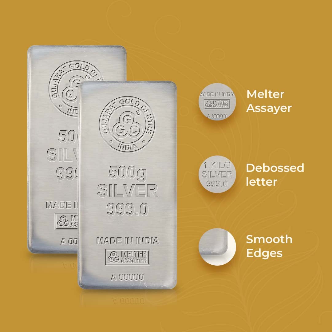 500 GM GGC 24K Silver Bar