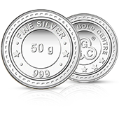 50gm GGC 24K Silver Coin